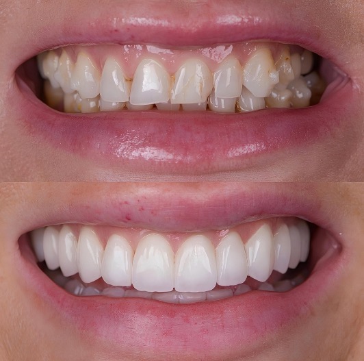 carillas para dientes torcidos
